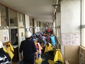 避難の様子